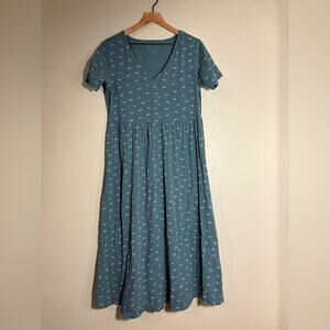 Kate Quinn Little Liam Size L Paper Airplane Midi Dress